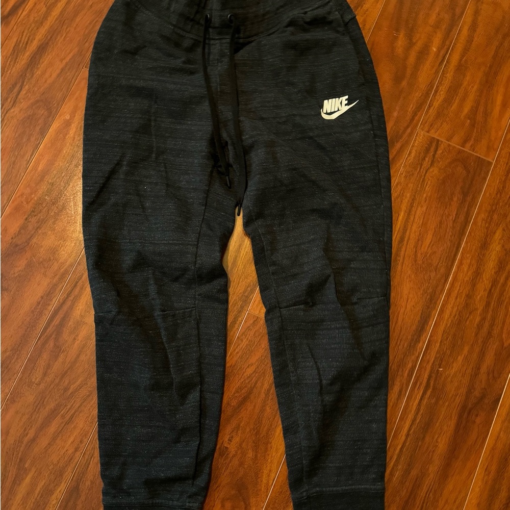 Nike Black Track Pants with Tapered Fit